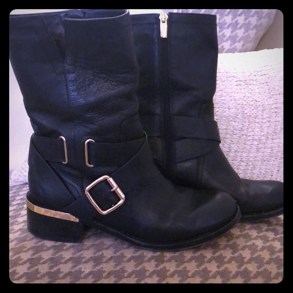 Vince Camuto Leather Booties
